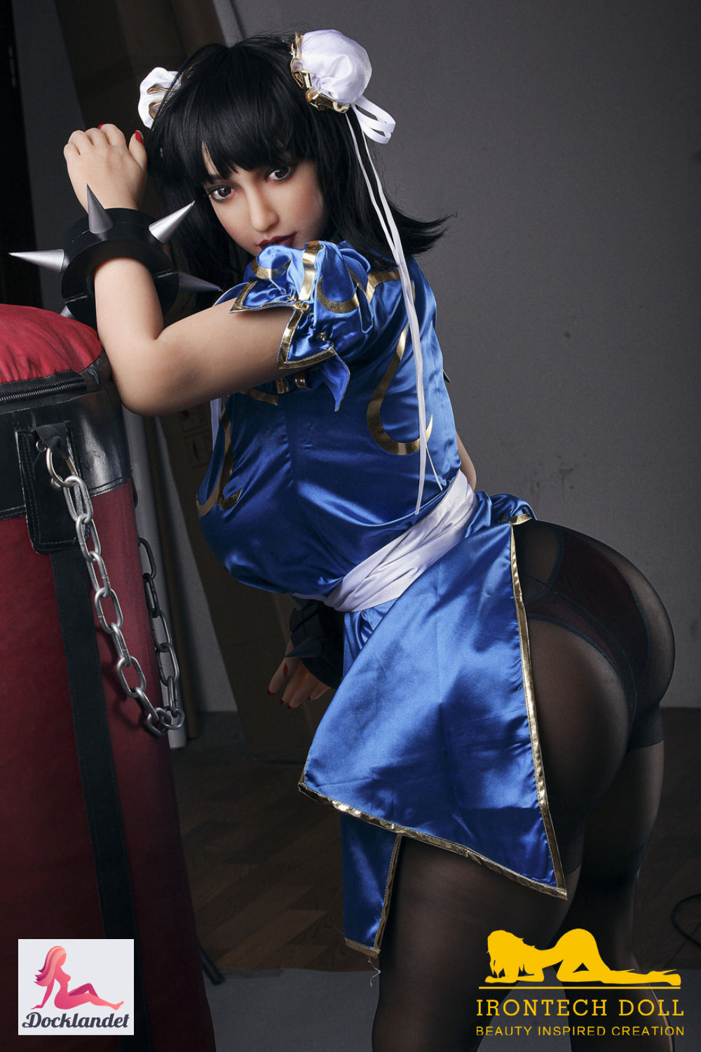 Sekso lėlė Chun-Li (Irontech Doll 158 cm F-taurė Nr. 69 TPE)