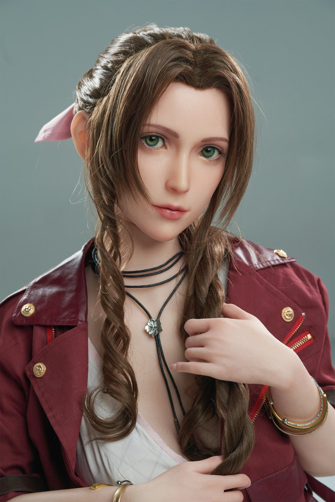 Aerith Sex Doll (Game Lady 167cm D-Cup Nr.04 silikonas)