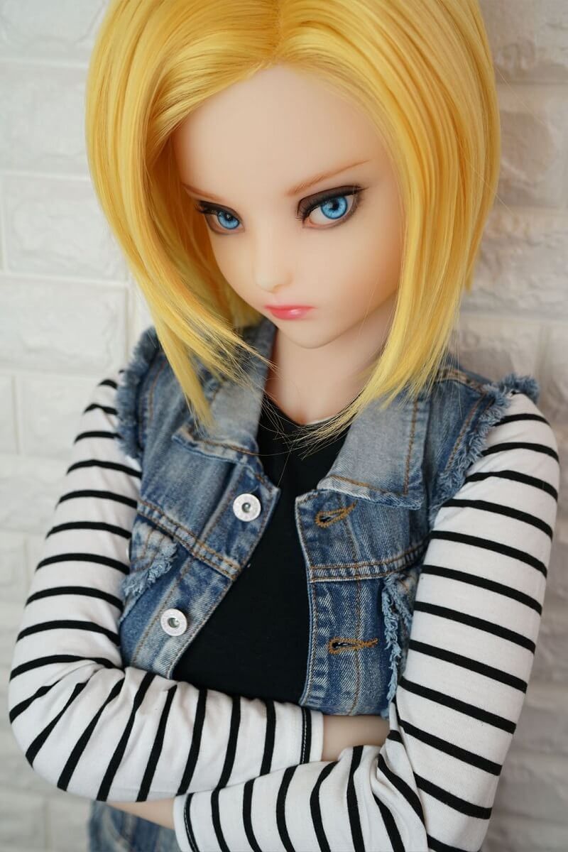 Lazuli Android 18 Sex Doll (Irokebijin 140 cm E-Cup TPE/silikonas)